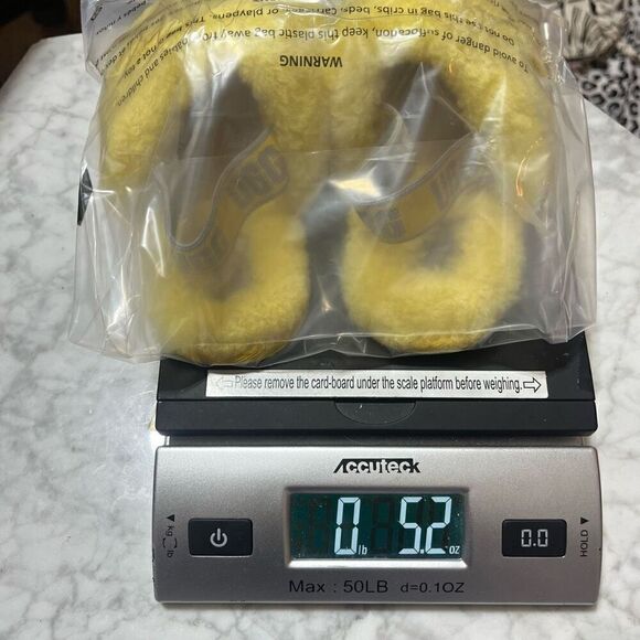 UGG Toddler Yellow Slippers size 8 - Picture 9 of 10